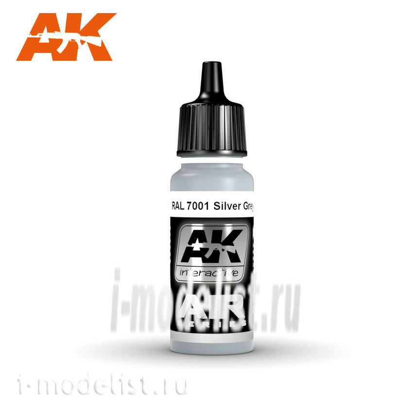 AK-2173 AK Interactive acrylic Paint RAL 7001 SILVER GREY (SILBERGRAU) 17ML