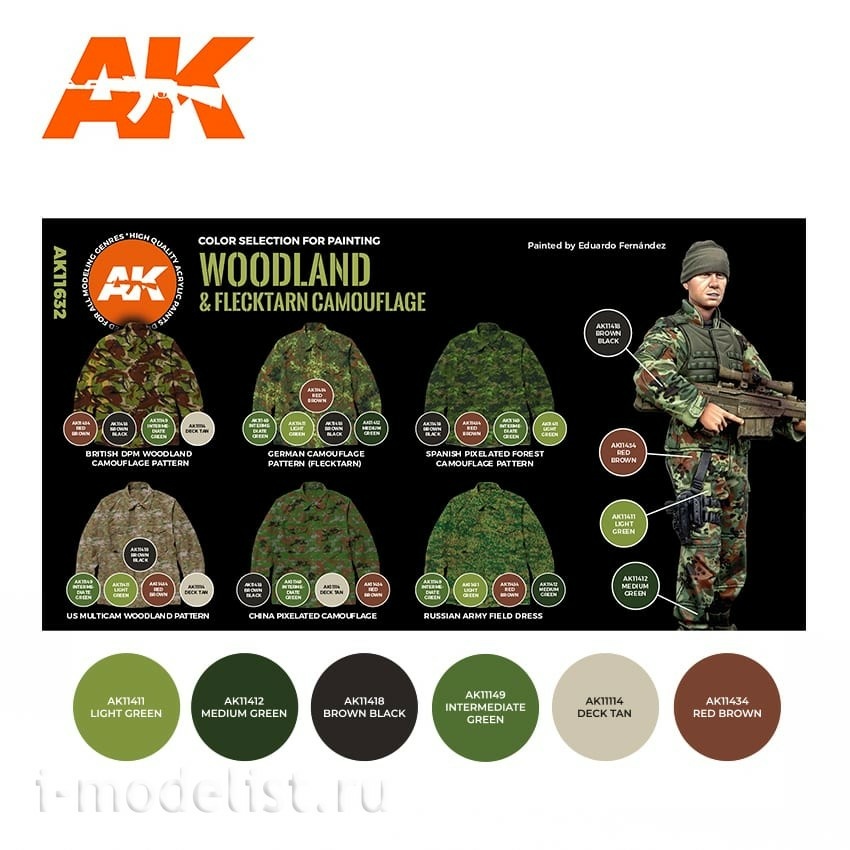 AK11632 AK Interactive Paint set 