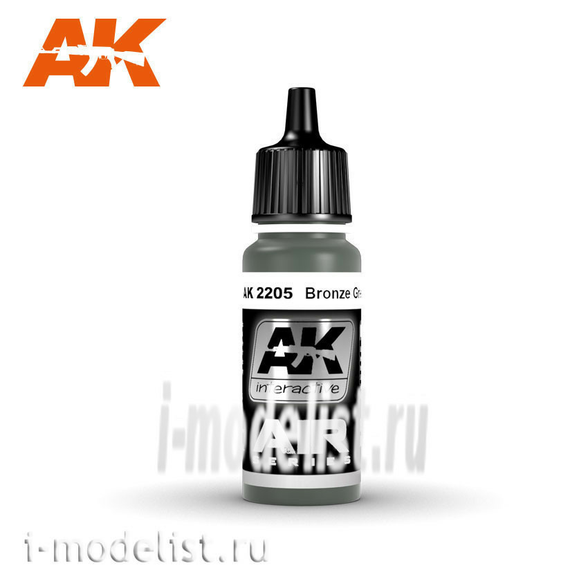 AK2205 AK Interactive acrylic Paint BRONZE GREEN 17ML