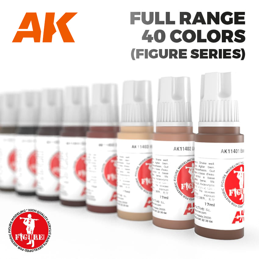 AK 3G RANGE FIG AK Interactive Set of acrylic paints 3GEN series 