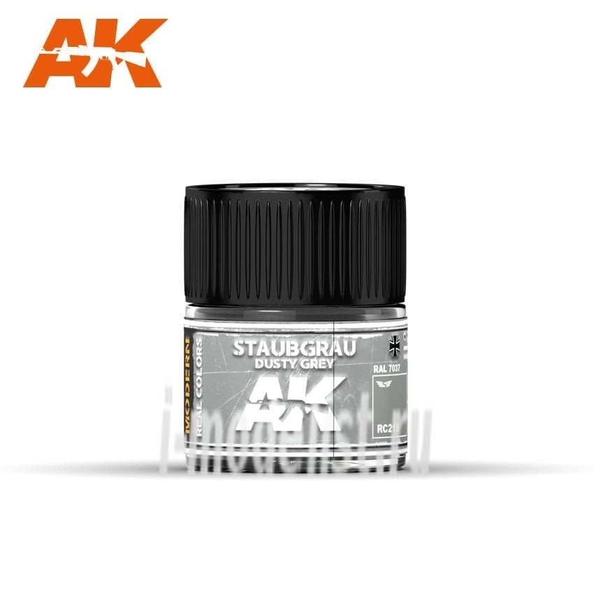 RC215 AK Interactive acrylic Paint Lichtgrau-Light Grey RAL 7035 10ml