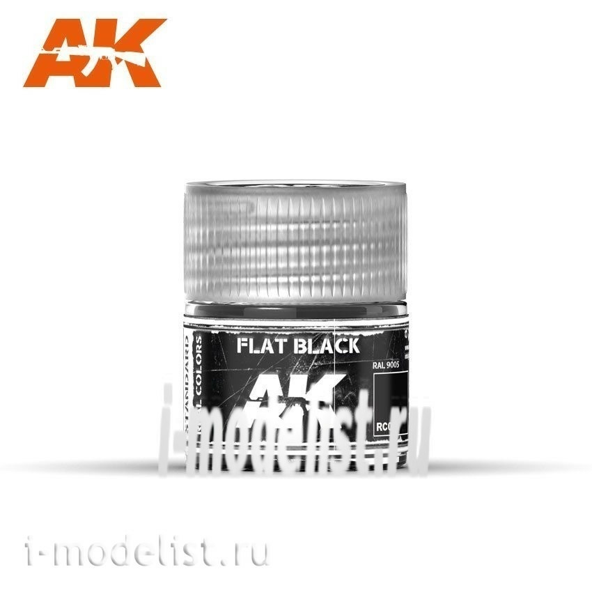 RC001 AK Interactive Flat Black 10ml