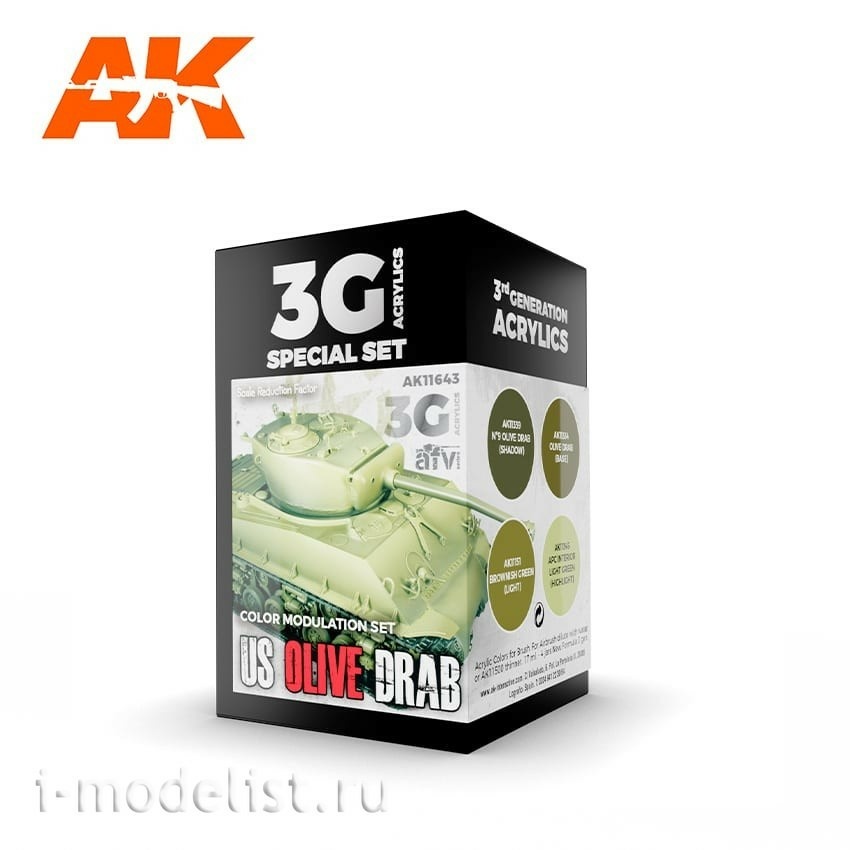 AK11643 AK Interactive Paint set 