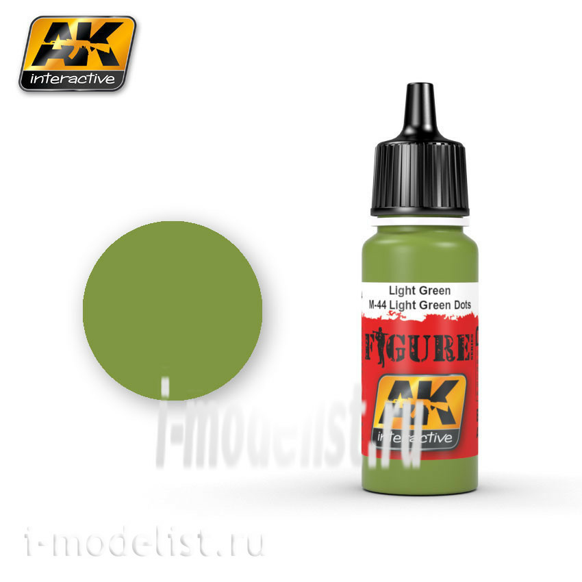 AK3024 AK Interactive acrylic Paint LIGHT GREEN / M-44 LIGHT GREEN DOTS