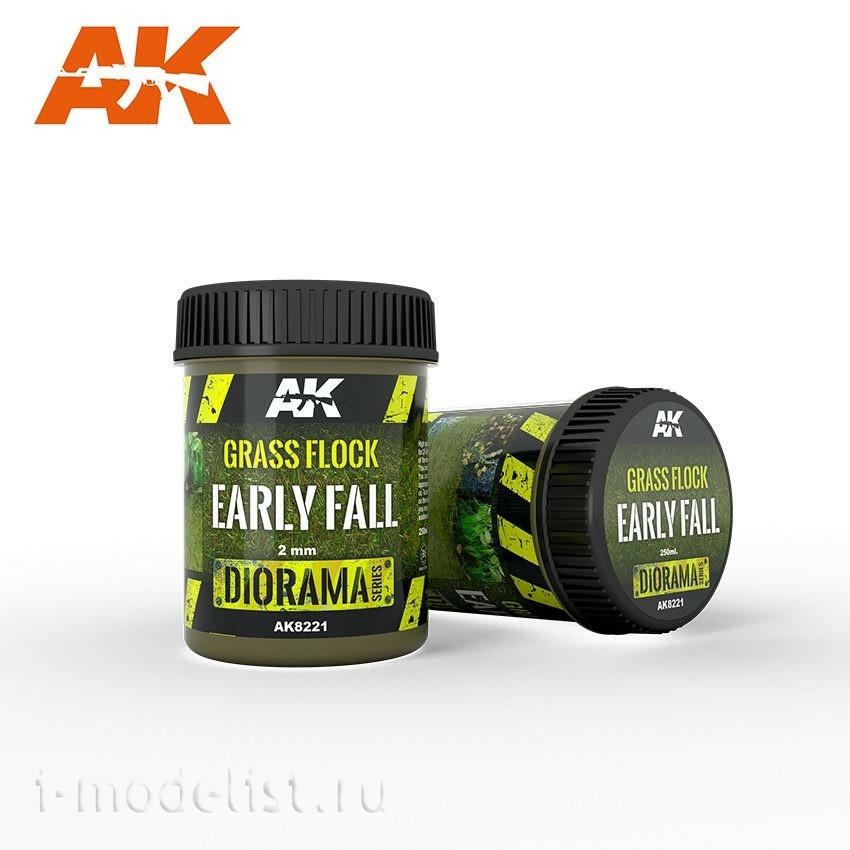 AK8221 AK Interactive Early autumn grass, 2mm / GRASS FLOCK 2MM EARLY FALL