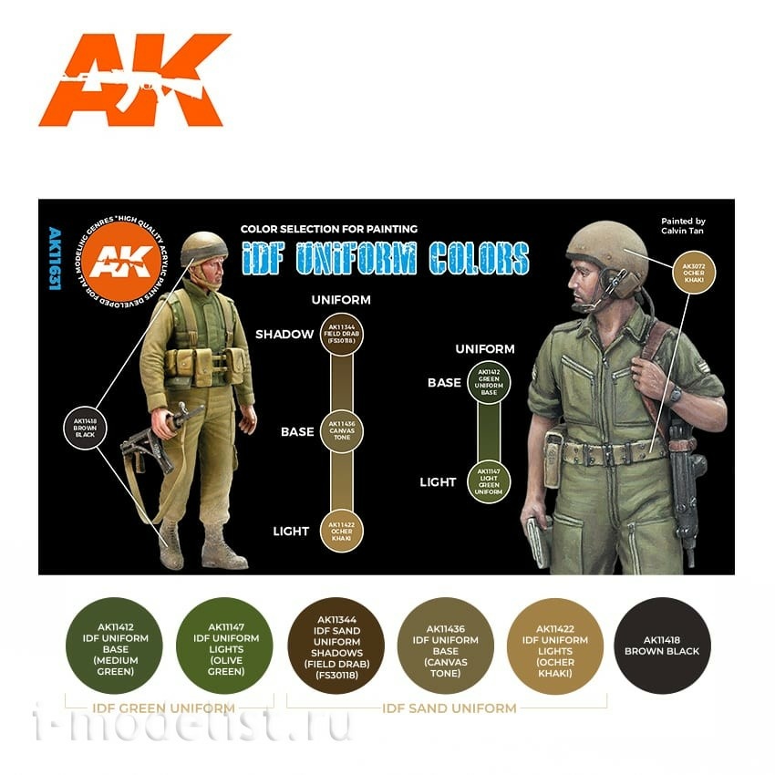 AK11631 AK Interactive Paint set 