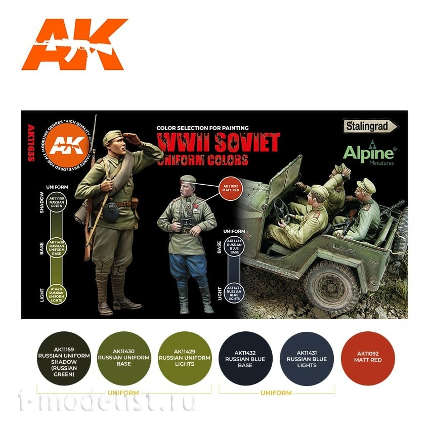 AK11635 AK Interactive Paint set 