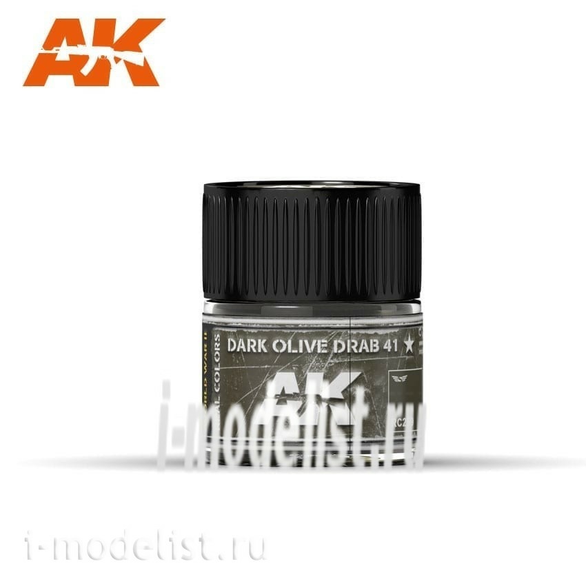 RC259 AK Interactive acrylic Paint Dark Olive Drab 41 10ml