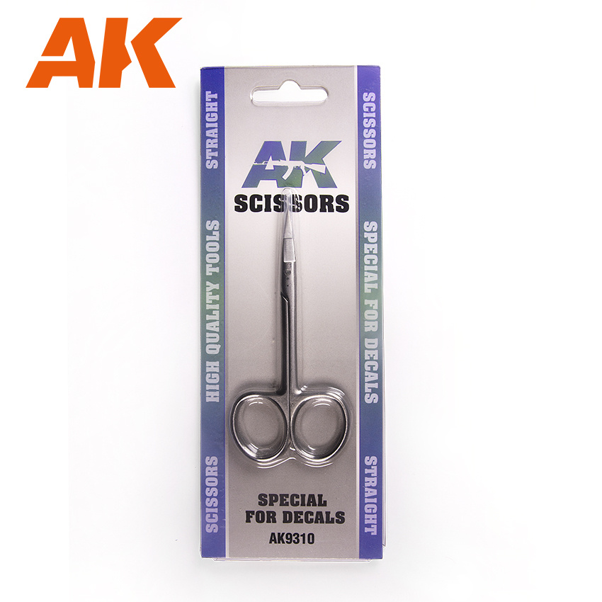 AK9310 AK Interactive Ножницы прямые для декалей / Scissors Straight (Special Decals And Paper)