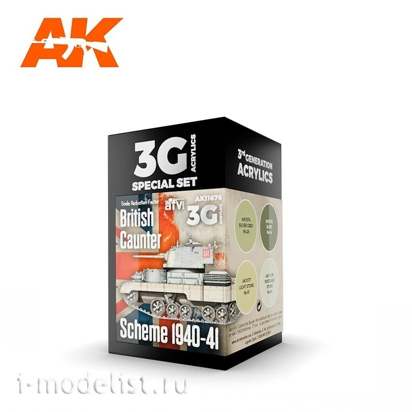 AK11676 AK Interactive Acrylic Paint Set 