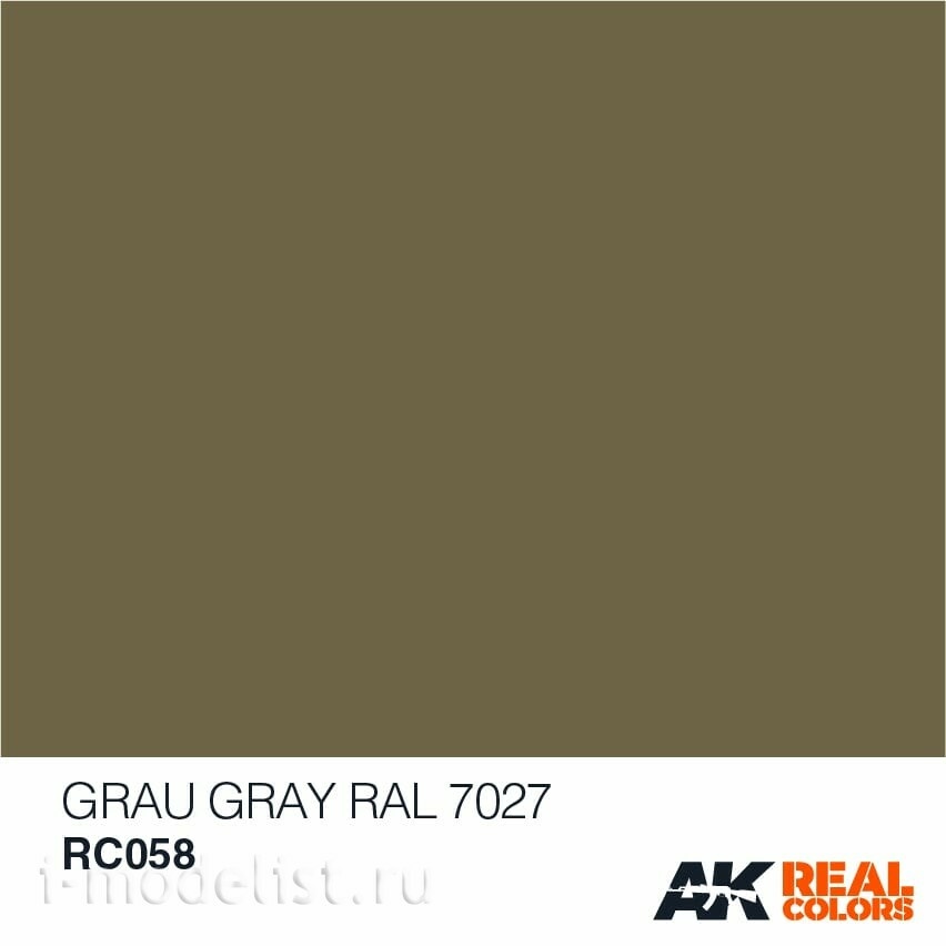 RC058 AK Interactive Grau-Gray RAL 7027 10ml