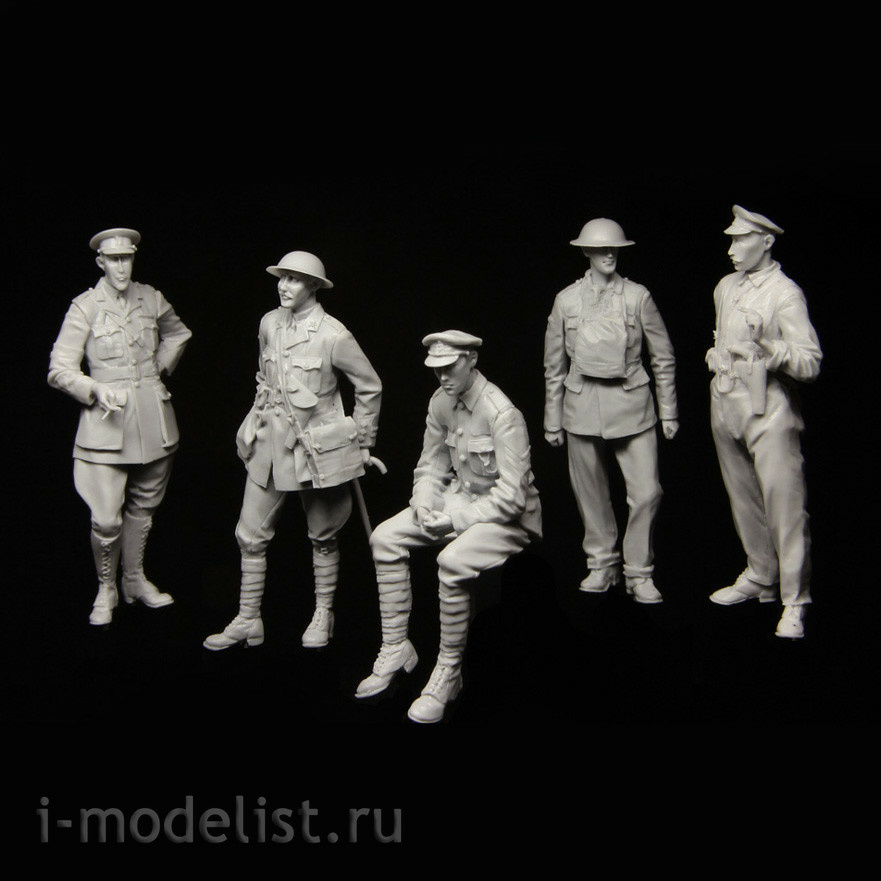 S-1100 Stalingrad 1/35 English tankers, 5 figures