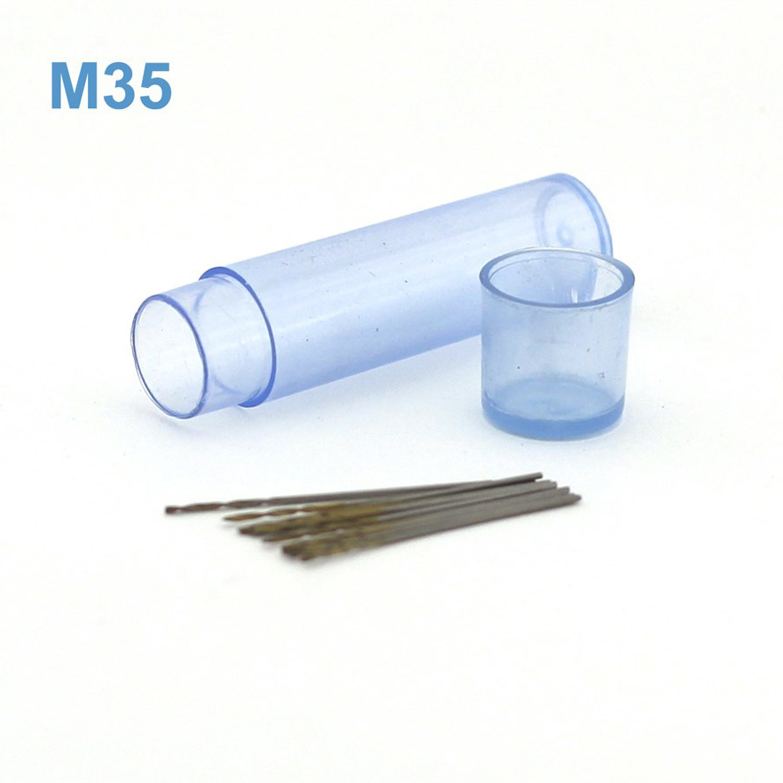 42655 JAS Mini drill HSS M35 titanium coated d 0.3 mm 10 pcs.