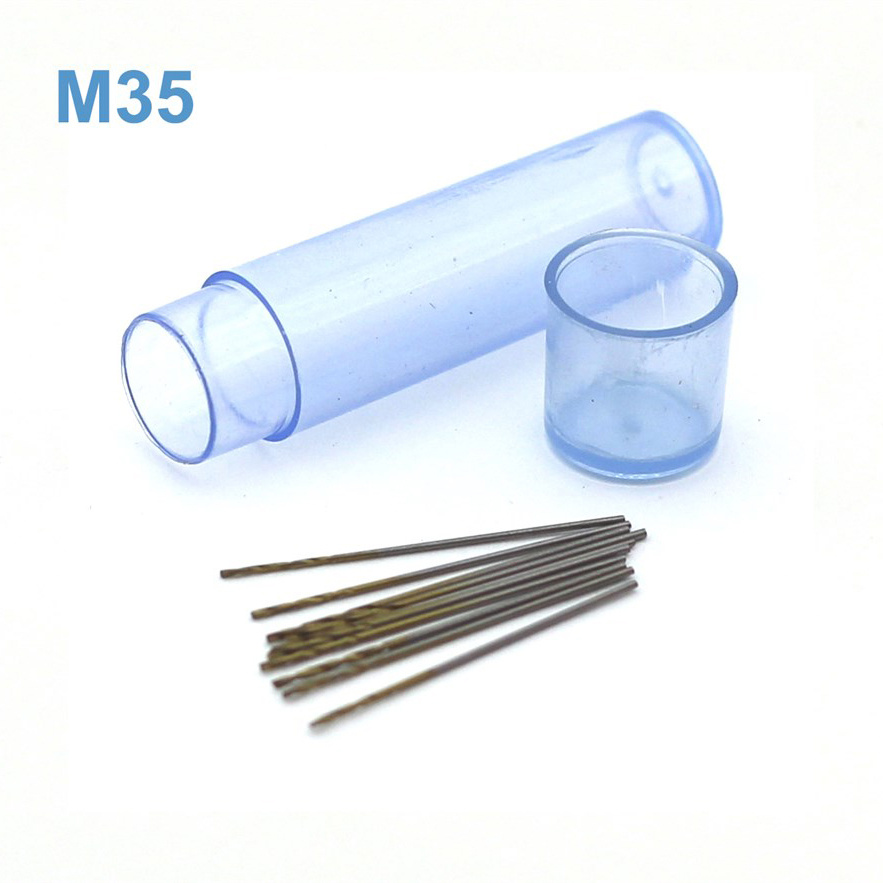 42660 JAS Mini drill HSS M35 titanium coated d 0.55 mm 10 pcs.