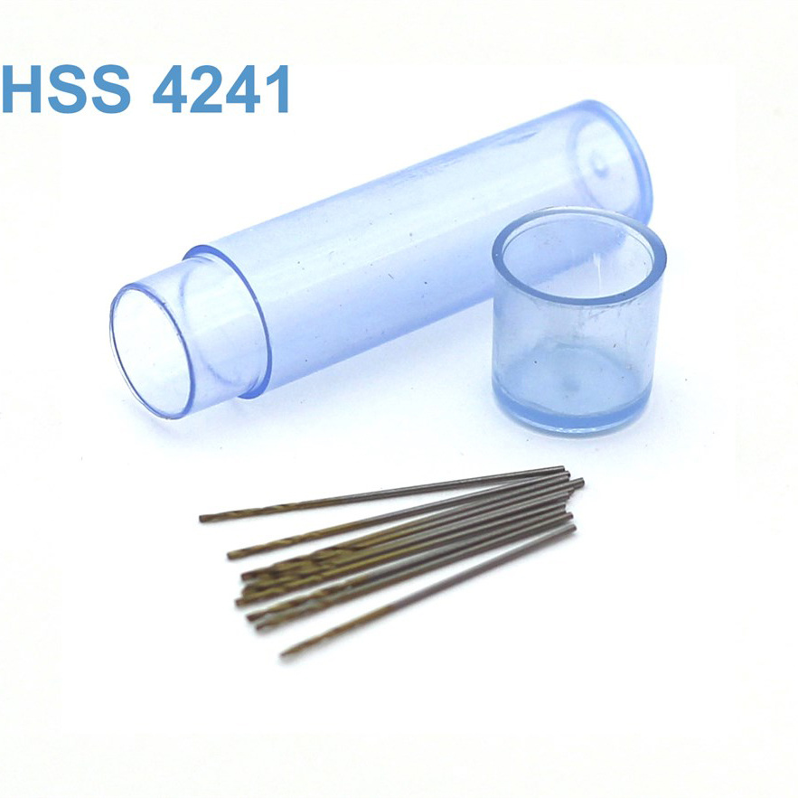 42259 JAS Mini drill HSS 4241 titanium coated d 0.5 mm 10 pcs.