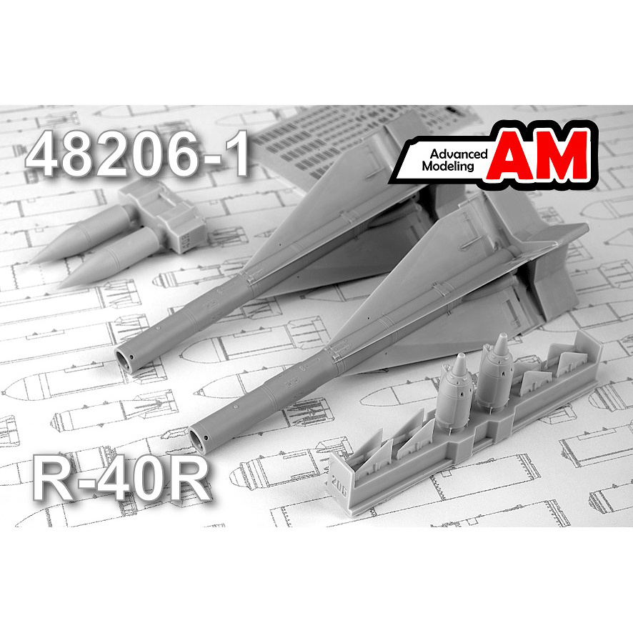 АМС48206-1 Advanced Modeling 1/48 Р-40Р Авиационная управляеMay ракета класса «Воздух-воздух»