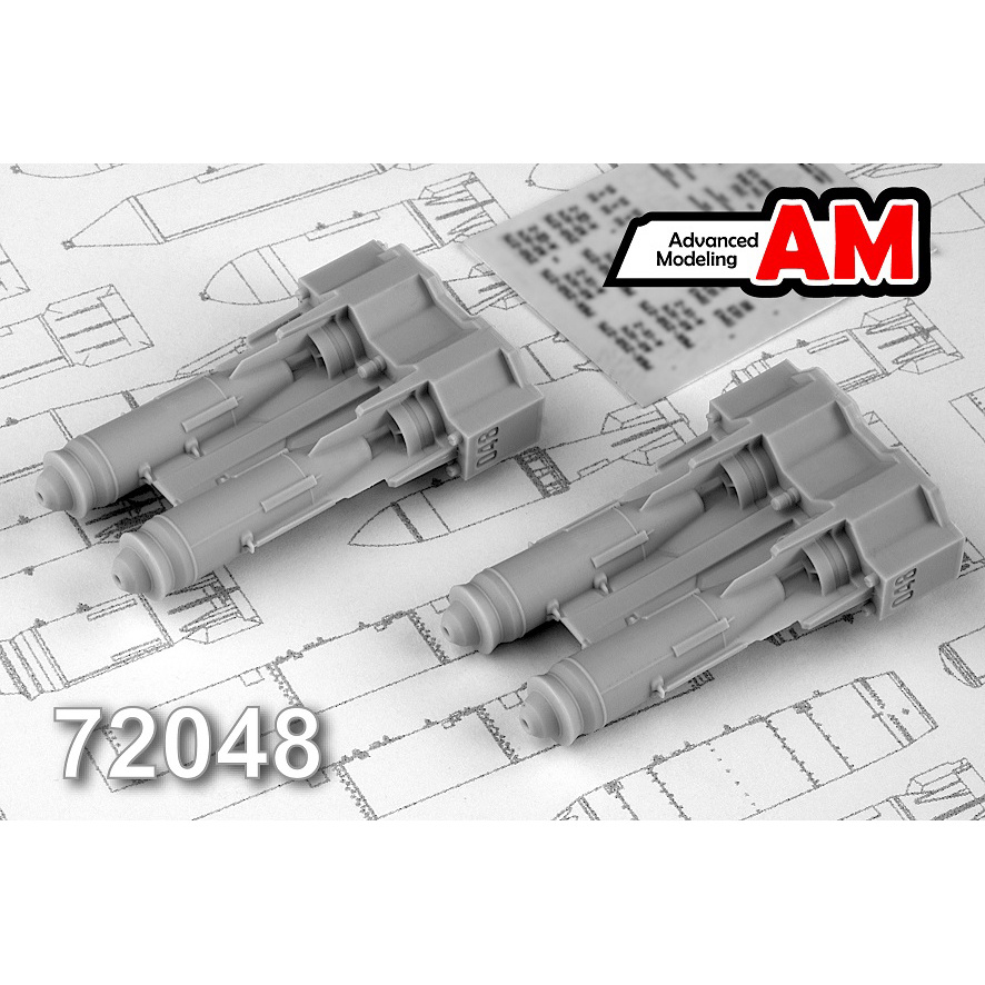 AMC72048 Advanced Modeling 1/72 FAB-250 M-54, high-explosive air bomb caliber 250 kg sample 1954.