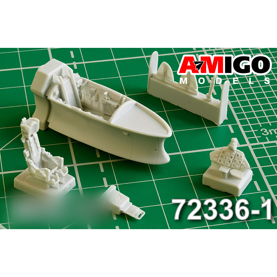 AMG72336-1 Amigo Models 1/72 MiG-17 cockpit with KK-2 ejection seat