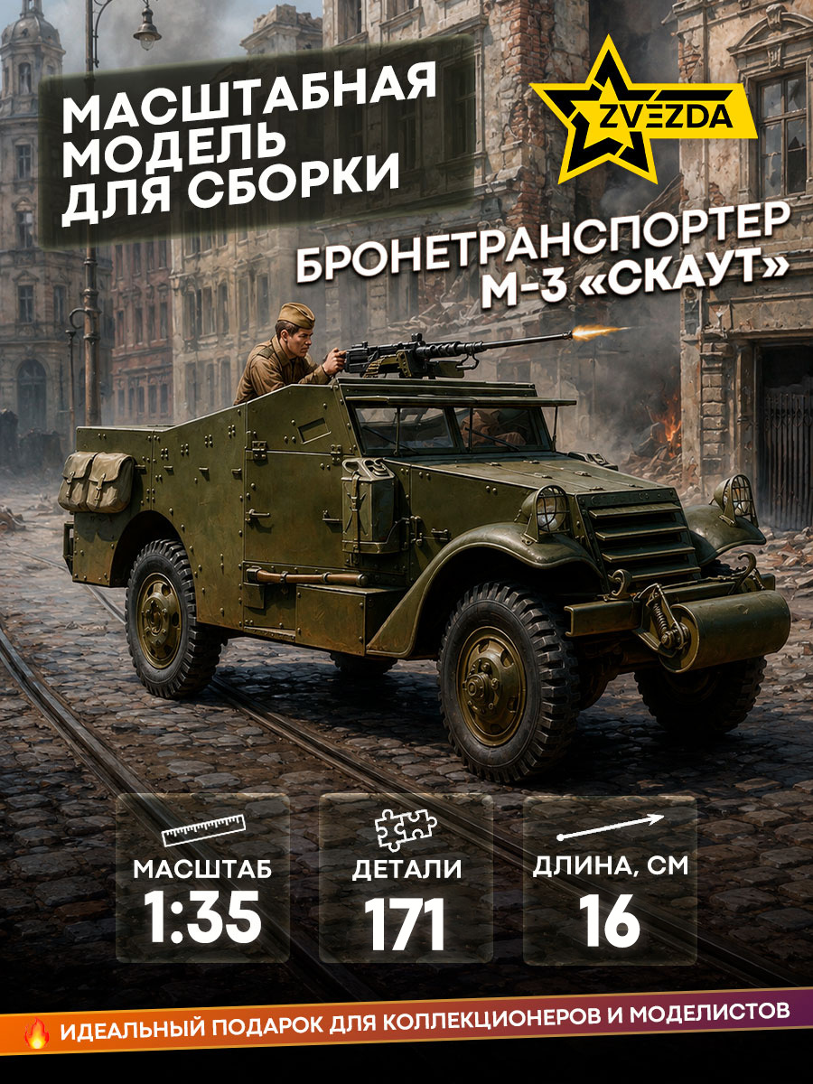 3519 Zvezda 1/35 APC MZ 