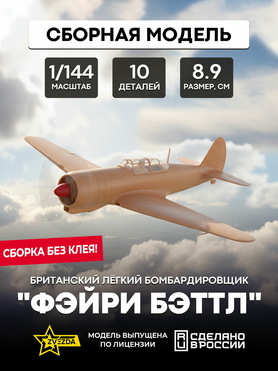 Zvezda 1/144 Scales 6218 British light bomber 
