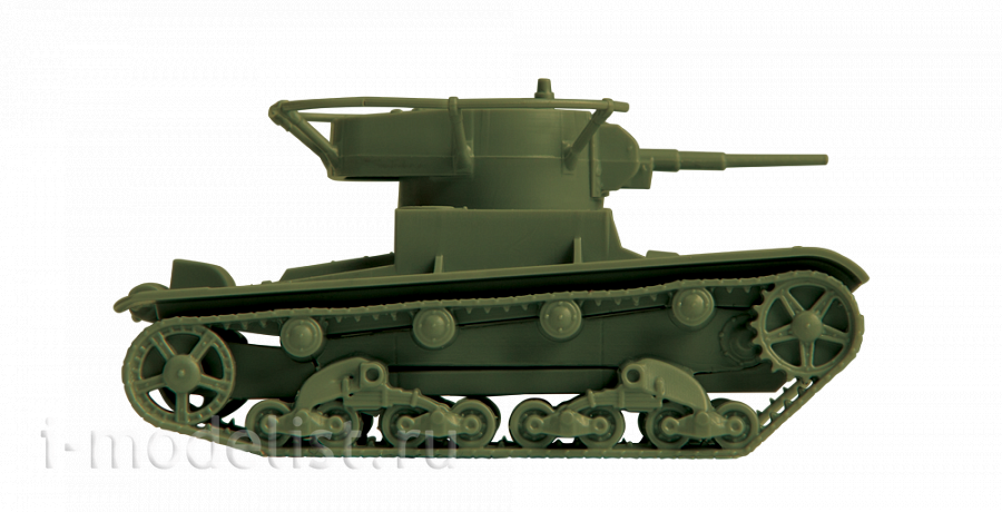6246 Zvezda 1/100 Soviet light tank T-26 (mod. 1933)