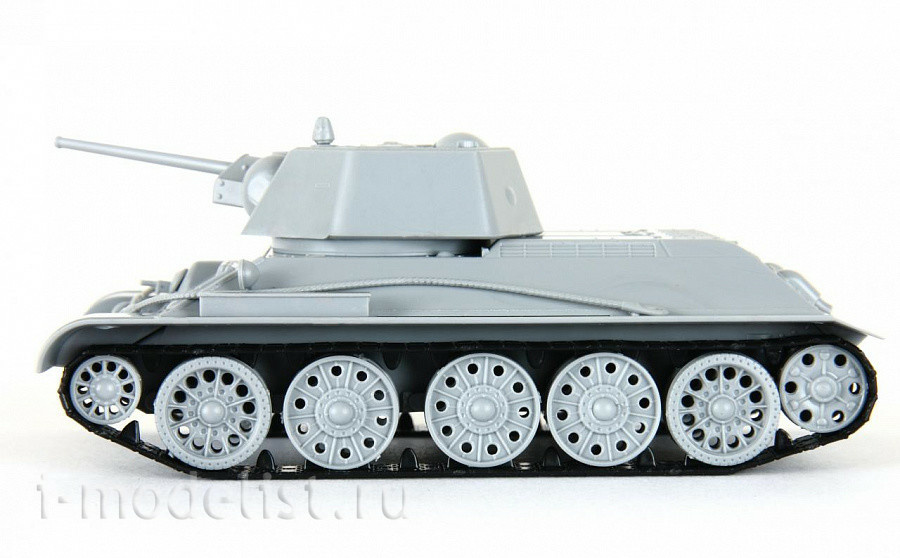 5001 Zvezda 1/72 T-34/76 tank (assembled without glue)