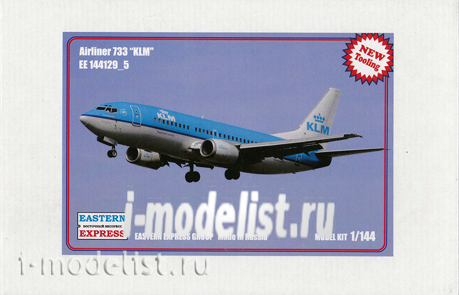 144129-5 Eastern Express 1/144 scales Airliner KLM 737-300