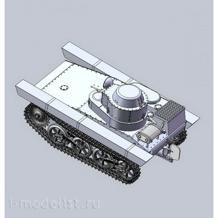 M72001 Zedval 1/72 Советский легкий плавающий танк Т-33 Селезень