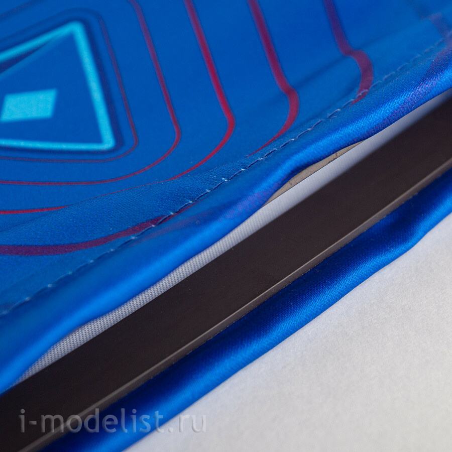 1194 Zvezda Тканевый мешок с печатью (синий), 15*15, на магнитной застёжке