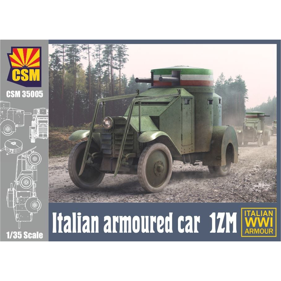 CSM35005 Copper State Models 1/35 Итальянский бронеавтомобиль IZM