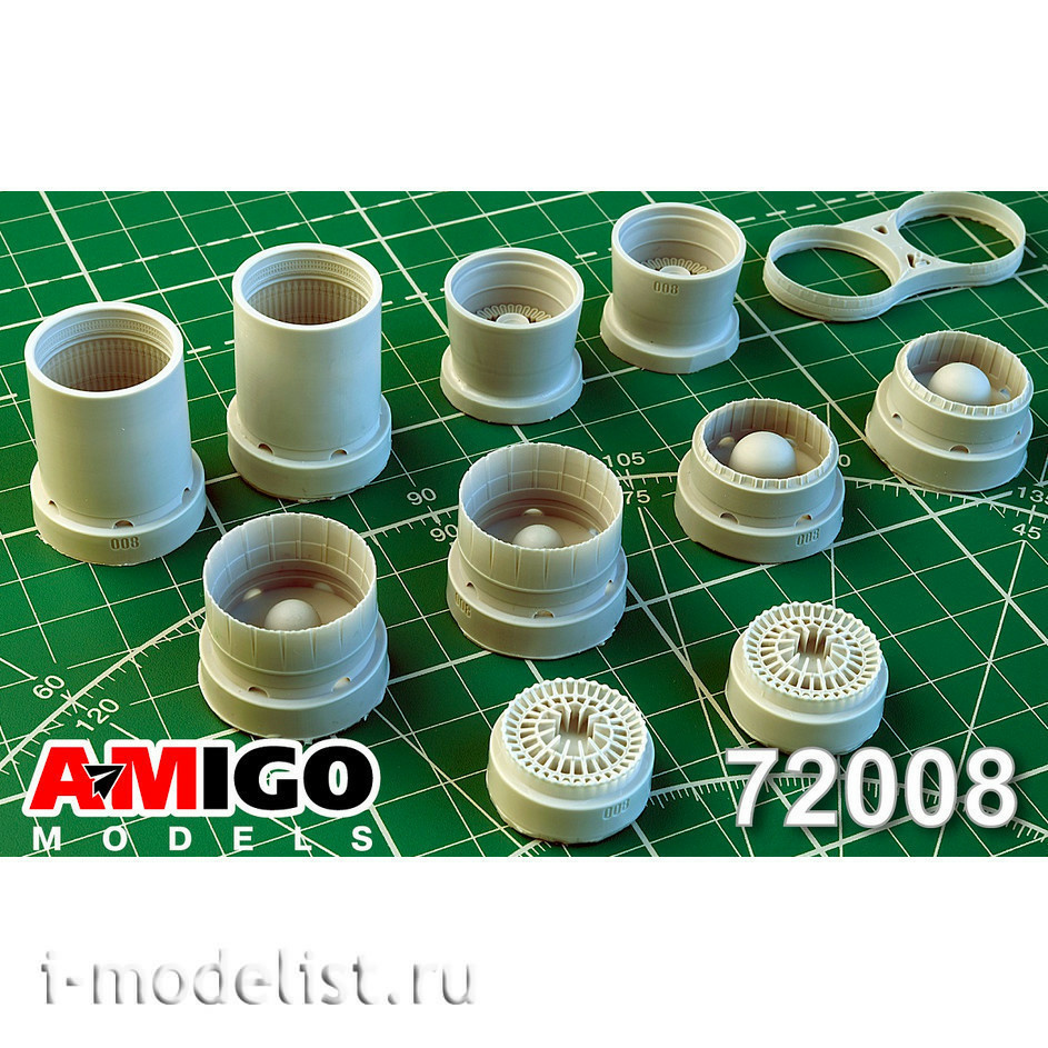AMG72008 Amigo Models 1/72 Tu-22M3 Jet nozzles of the NK-25 engine
