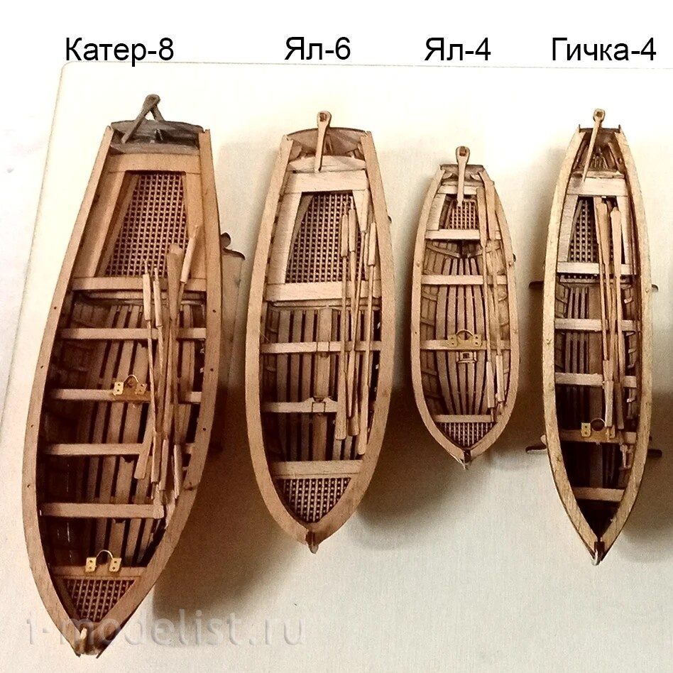 E64108 Эскадра 1/64 Катер 8-весельный (анегри)
