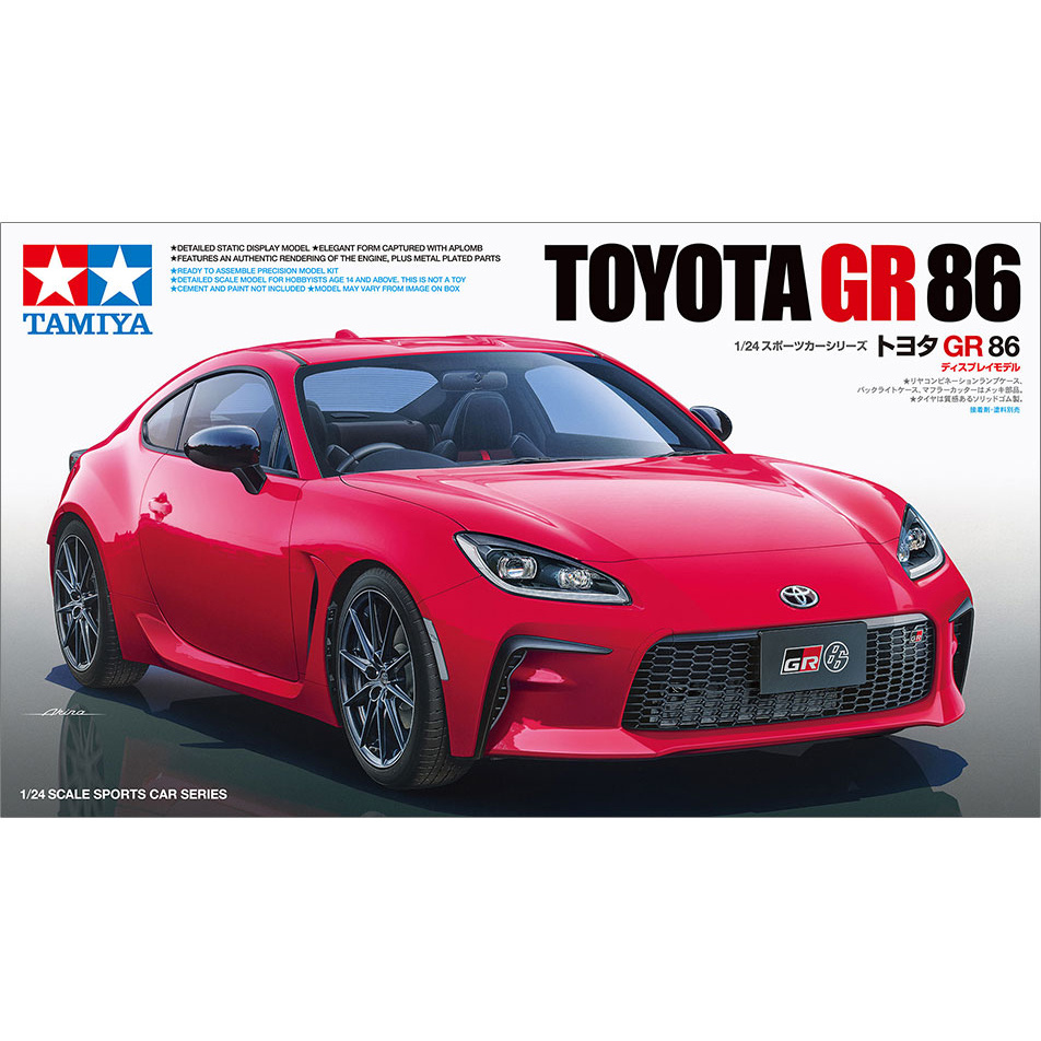 24361 Tamiya 1/24 Toyota GR 86 Car