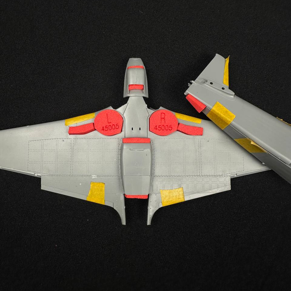 45005 SX-Art 1/48 Заглушки ниш для Яковлев-9Т (Zvezda)