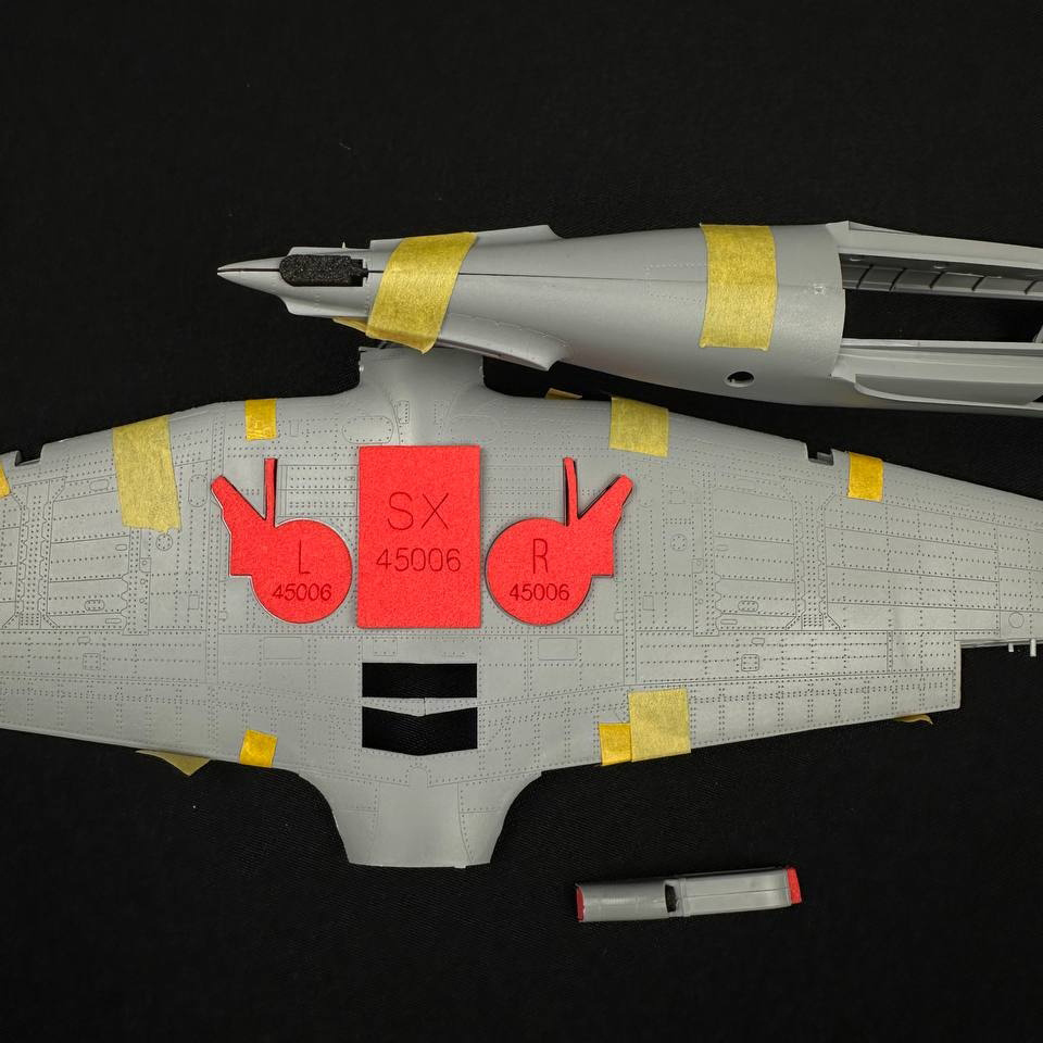 45006 SX-Art 1/48 Заглушки ниш для Суххой-2 (Zvezda)