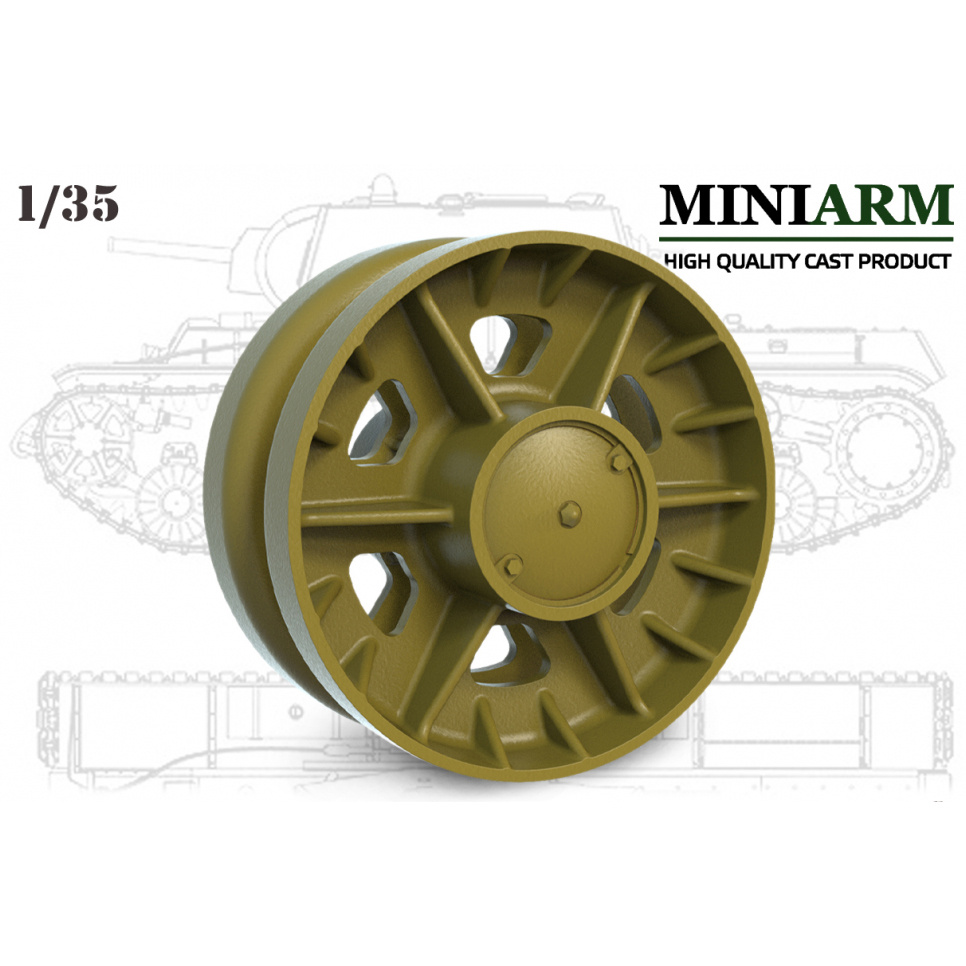 35224 Miniarm 1/35 KV-1/7/8/9 Support rollers (Obr. 41-42 g)