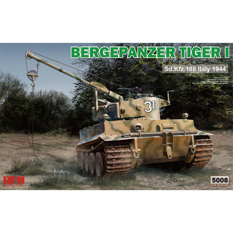 RM-5008 Rye Field Model 1/35 Bergepanzer Tiger I