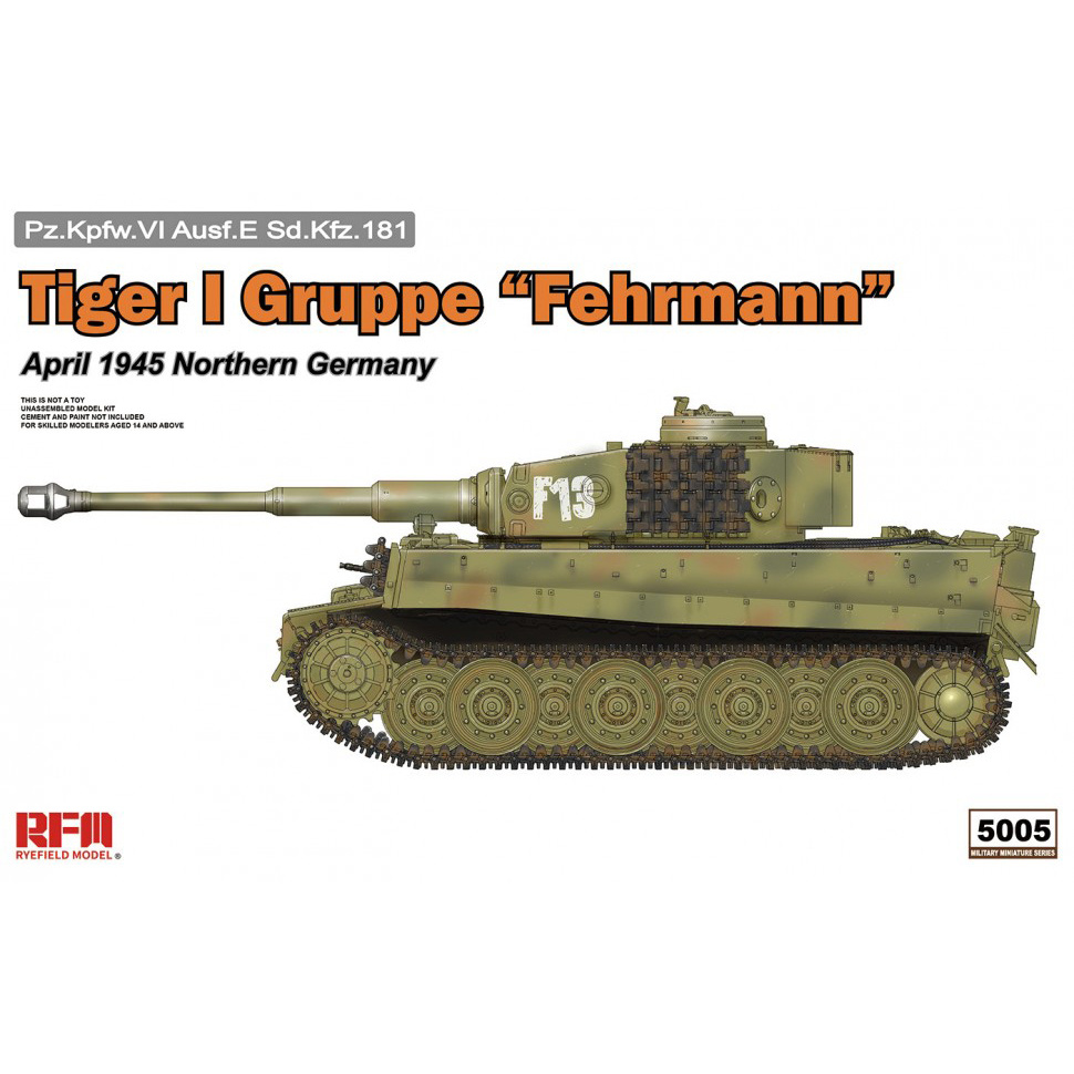 RM-5005 Rye Field Model 1/35 Tiger I Gruppe 
