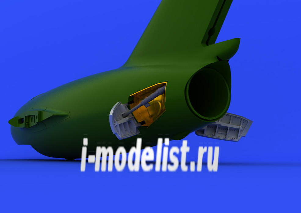 1/72 Eduard 672020 Addition of MIK-15bis air brakes