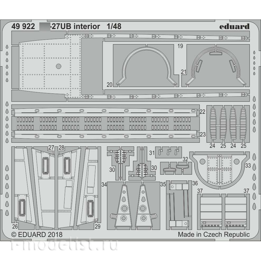49922 Eduard 1/48 Photo etching for С-27UB interior