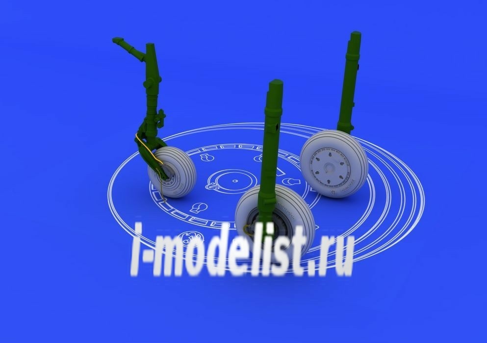 648103 Edward 1/48 MiG-21F wheels add-on Pack